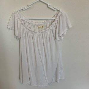 Hollister White Off the Shoulder Top